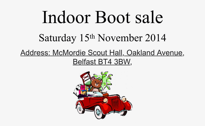 Indoor Boot Sale